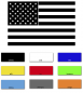 Preview: Aufkleber USA Flagge